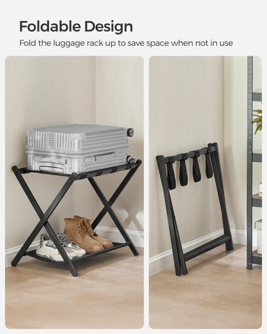 SONGMICS luggage rack easy assembly with included Allen key