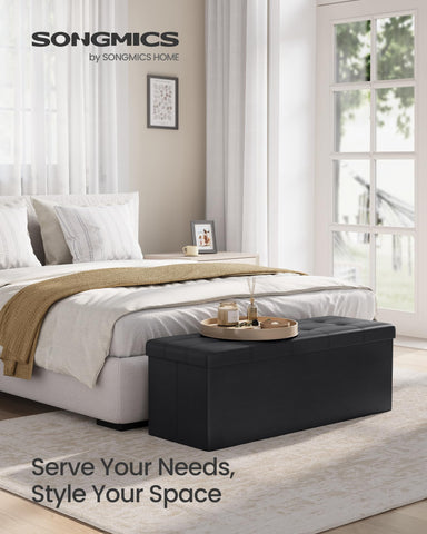 SONGMICS Mazie storage chest with base plate for strong support