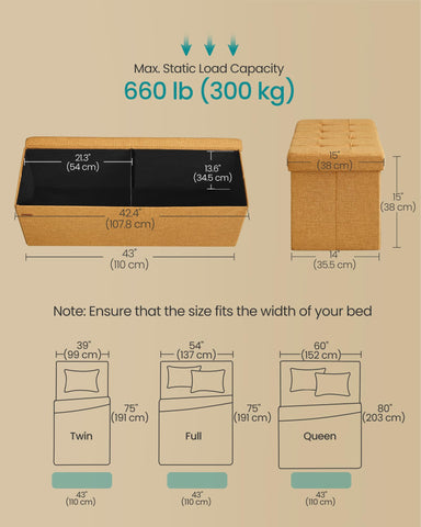 SONGMICS Mazie 35-gallon capacity keeps daily items organized