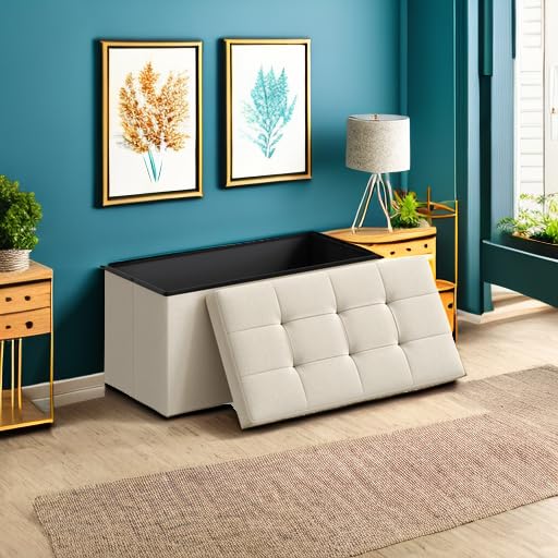 Songmics Mazie ample under-bed storage keeps linens organized