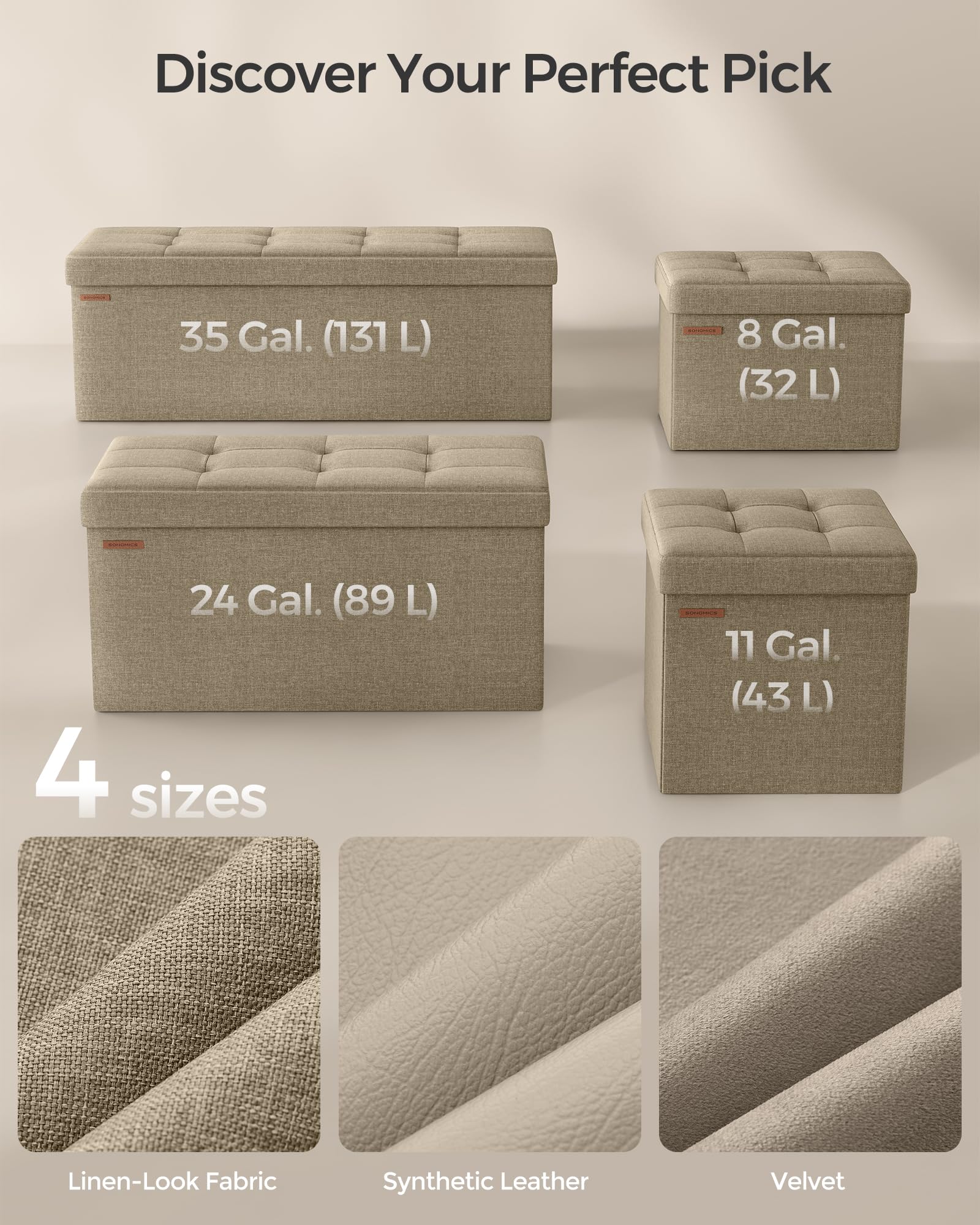 SONGMICS Mazie ideal for living room, bedroom, or entryway organization.