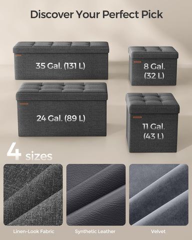 SONGMICS MAZIE fold-away design stores neatly under bed