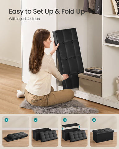 SONGMICS MAZIE in living room demonstrates practical clutter-free organization.