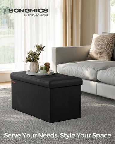 SongMics Mazie storage capacity 24 gallons keeps blankets organized