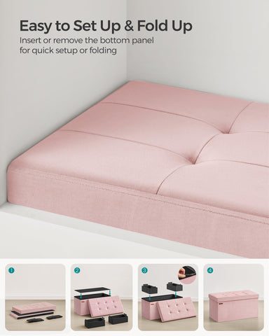 Songmics Mazie bench supports up to 660 lb for seating and durability