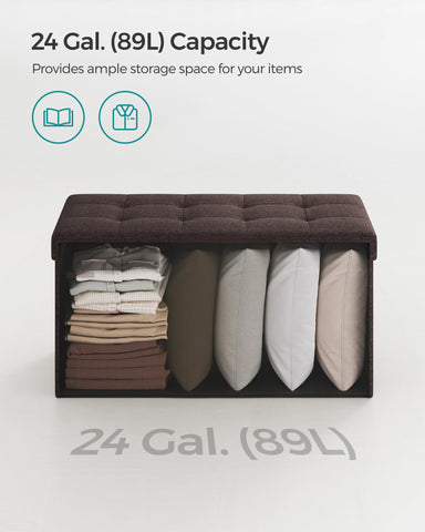 SONGMICS Mazie tufted linen-look surface adds chic style