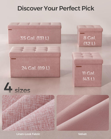 Songmics Mazie folds neatly under a bed for space-saving storage