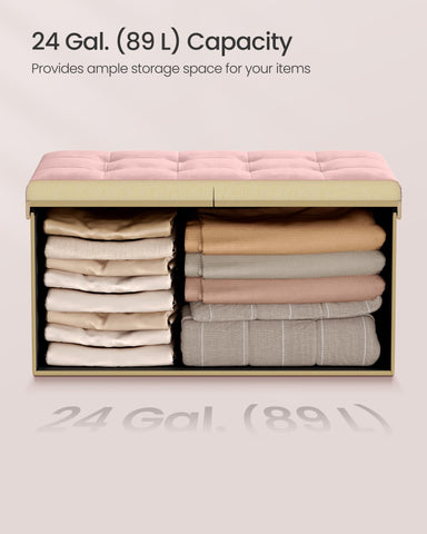 SONGMICS Mazie under-bed storage keeps items neatly tucked away.