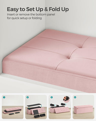 SONGMICS Mazie versatile surface can function as a coffee table.