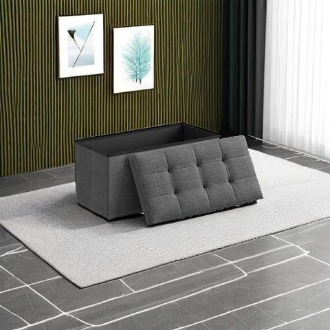 SONGMICS MAZIE versatile design works as coffee table or ottoman