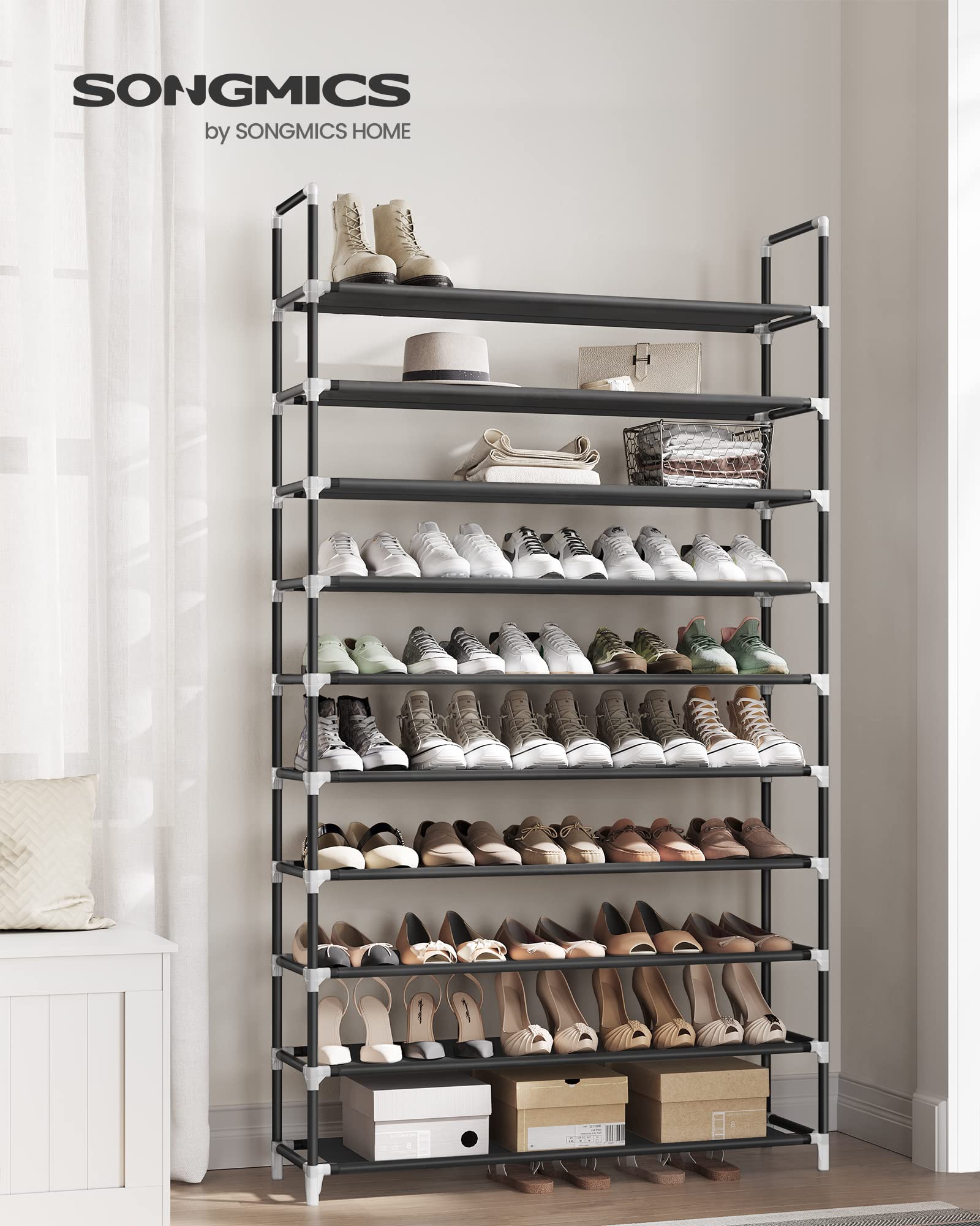SongMics metal frame providing stable support for footwear