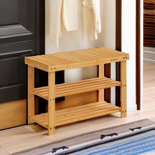 SONGMICS easy-assembly shoe bench simplifies setup in minutes.