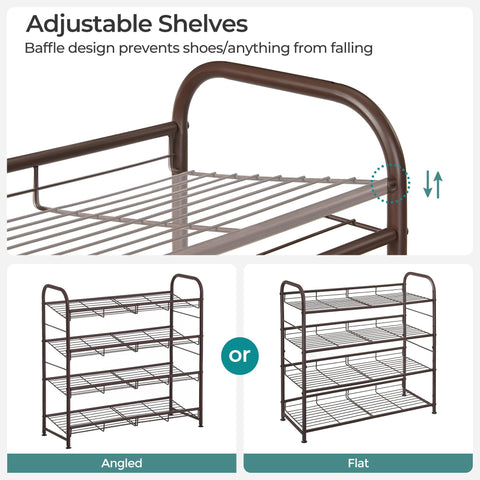 SONGMICS sturdy metal frame endures daily use.
