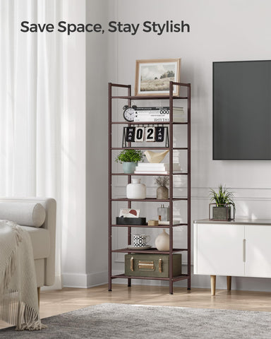 SONGMICS Narrow Shoe Rack great for bedrooms and hallways.