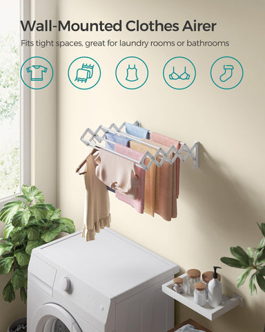 SongMICS nine-hanging-rods layout keeps garments organized and improves airflow