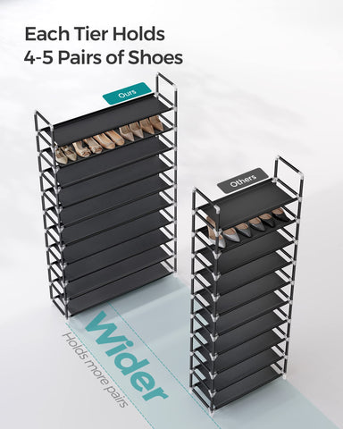 SongMics non-woven shelves ease cleaning and prevent mud from reaching lower levels