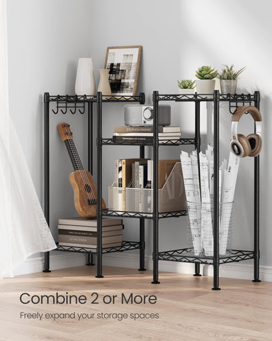 SONGMICS powder-coated steel frame resists rust in humid bathrooms