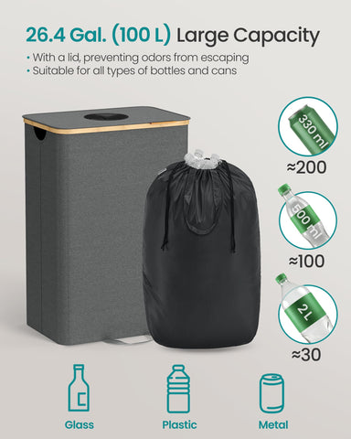 SONGMICS inner bag with handles for easy removal and transport
