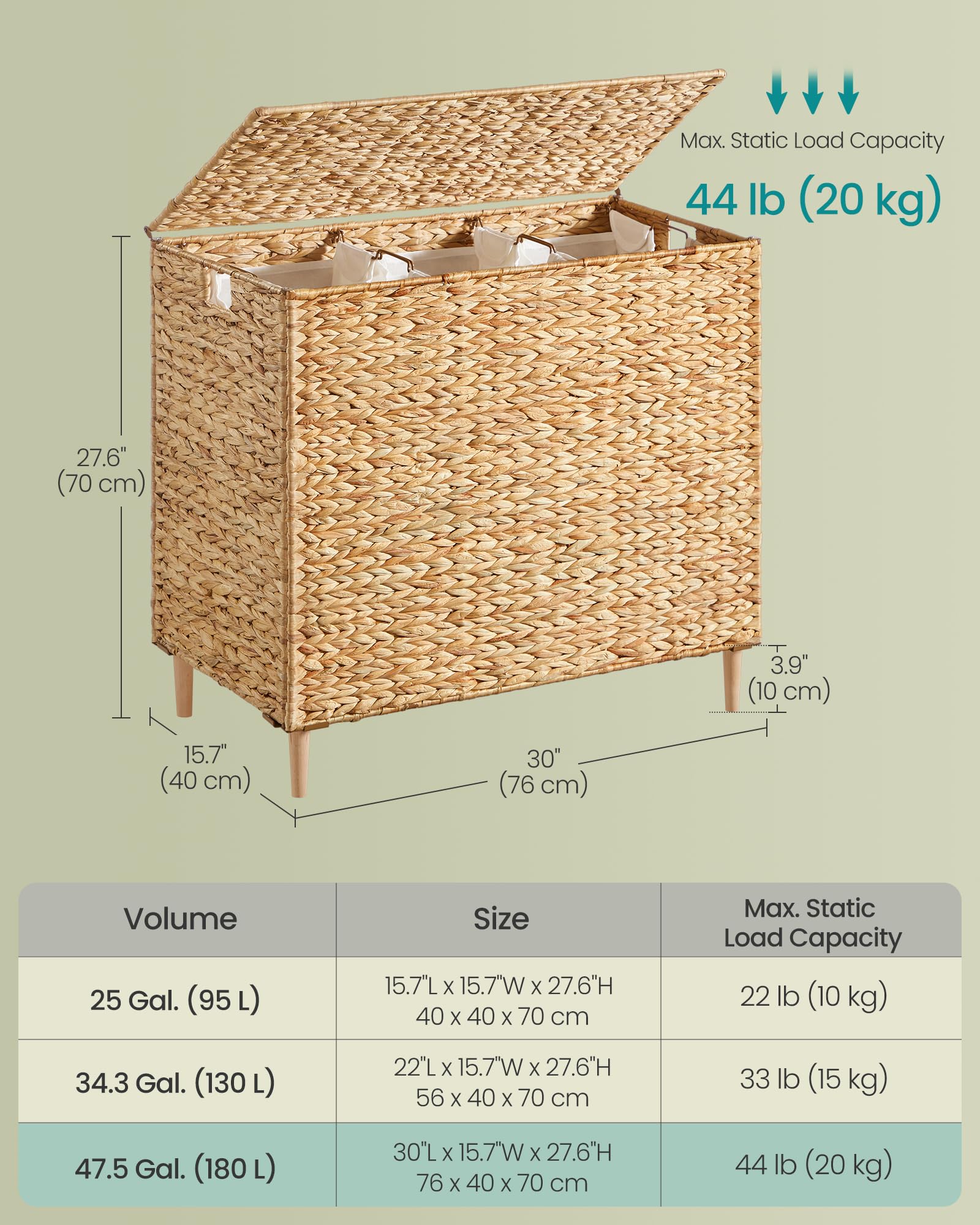 SongMics removable machine-washable liners simplify cleaning and maintenance.