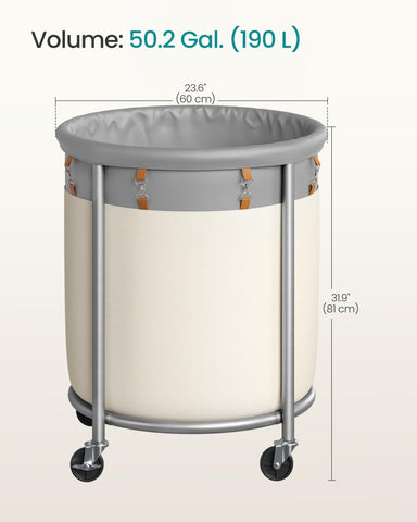 SONGMICS rust-resistant, powder-coated frame designed for long-term durability.