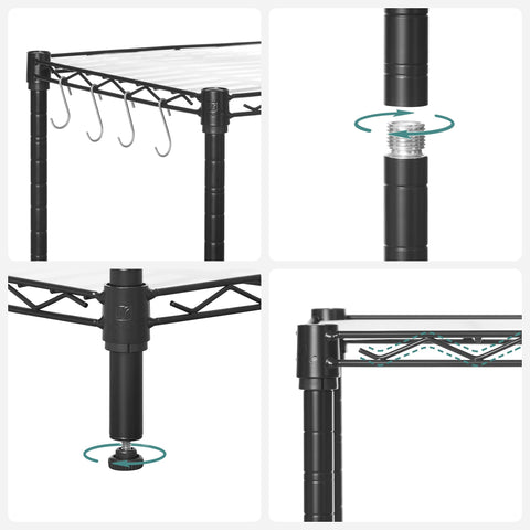 SONGMICS separated two-units option offers flexible room setup