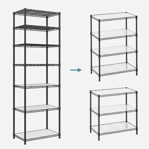 SONGMICS PP shelf liners protect items and simplify cleaning