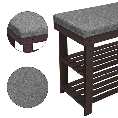 Compact spacing between shelves for versatile footwear storage
