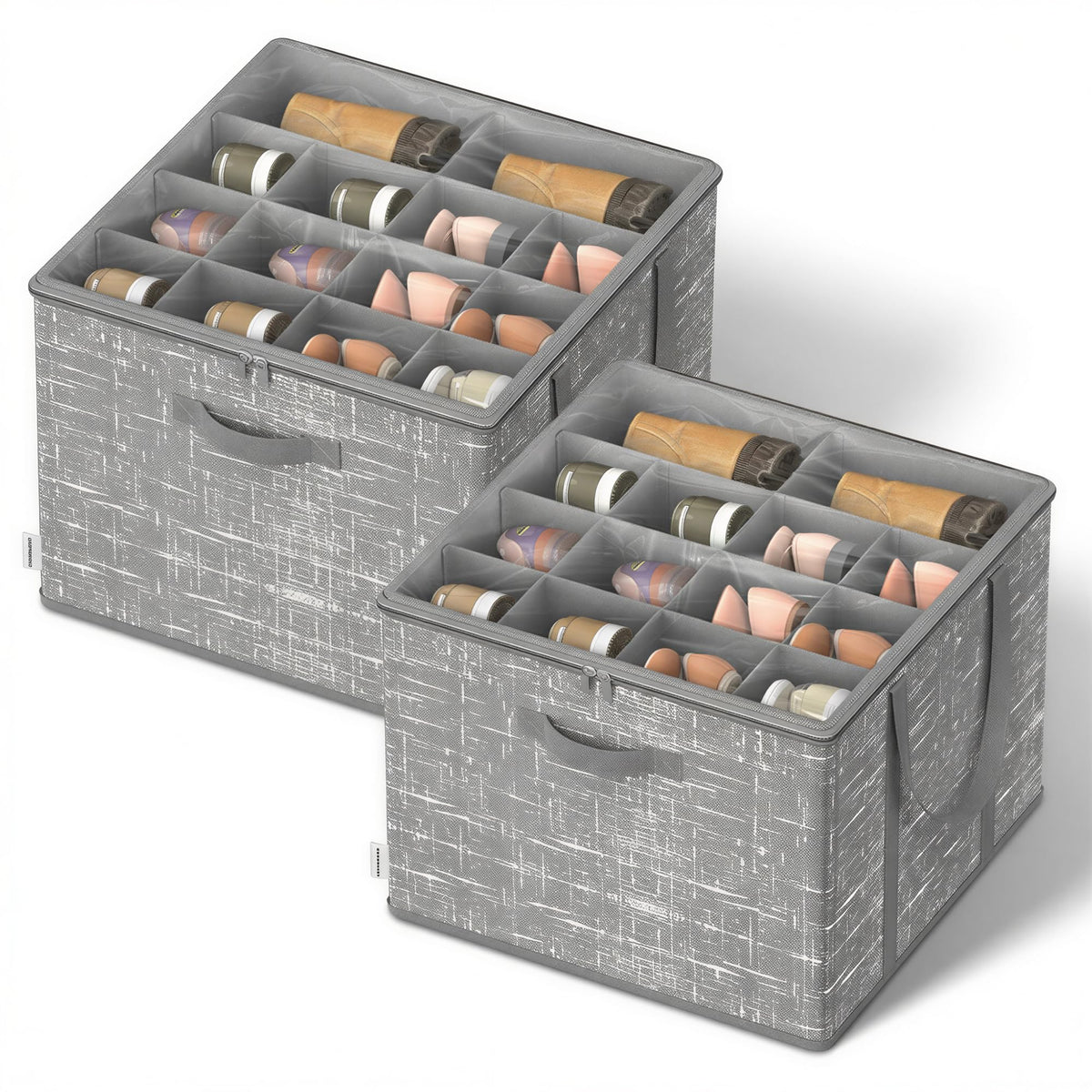 SONGMICS shoe organizer with clear lid keeps shoes visible and dust-free.