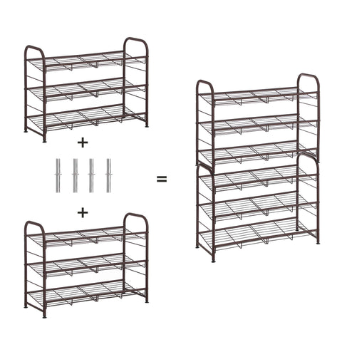 Songmics anti-tip kit secures the unit to the wall for safety