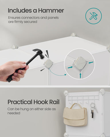 SongMICS anti-tip kit keeps the unit secure in busy entryways.