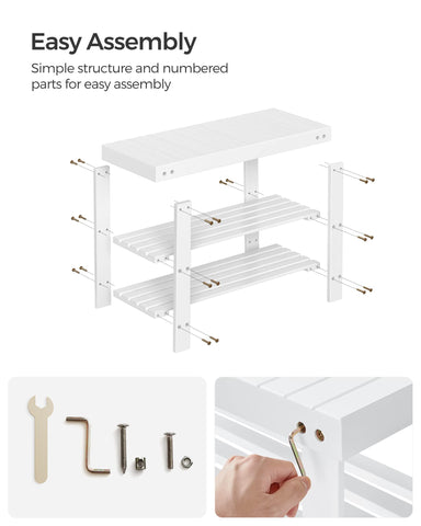 SongMics easy-assembly bench arrives with clear instructions