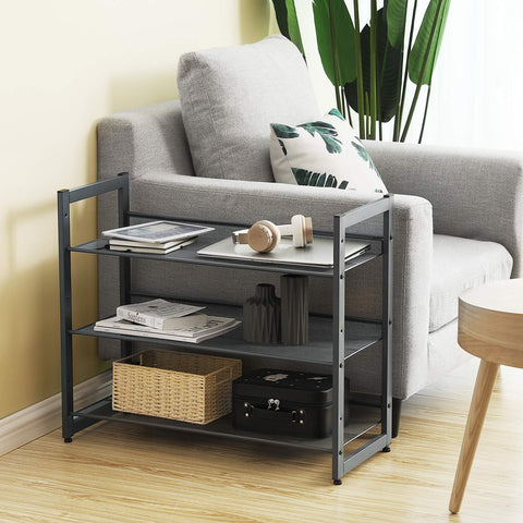 SONGMICS boot height adjustable setup for tall footwear storage