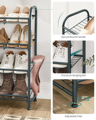 SONGMICS entryway use keeps shoes tidy near the door.