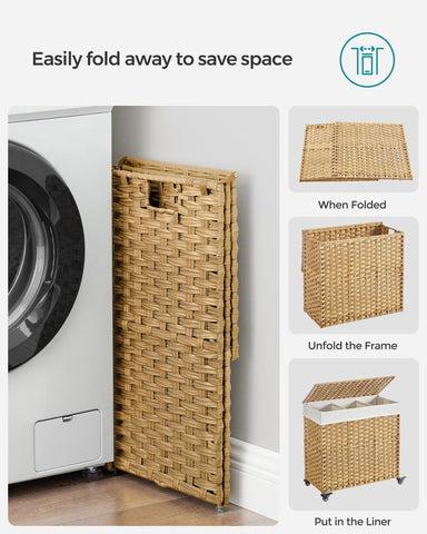 SONGMICS convenient side pocket for small-item storage.