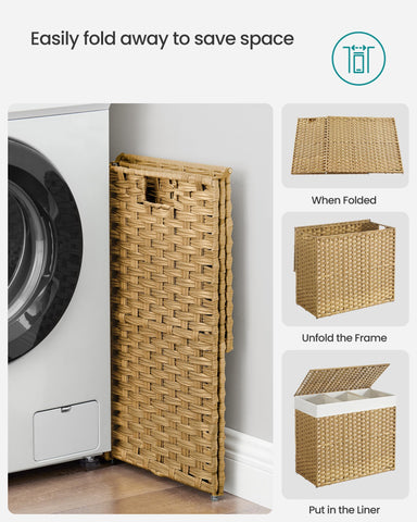 Songmics side-pocket provides easy access for small items.