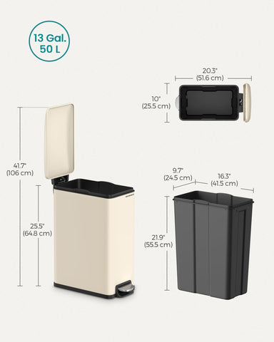 SongMics back handle helps move the slim can easily.