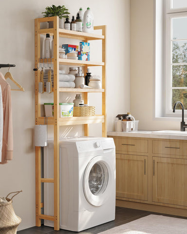 SONGMICS space-saving design frees floor space and enhances organization.