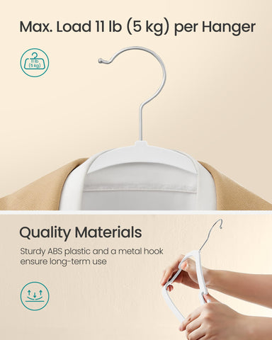 SONGMICS space-saving closet design keeps wardrobes tidy