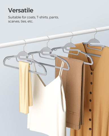 Songmics space-saving pack for efficient closet organization and garment care.