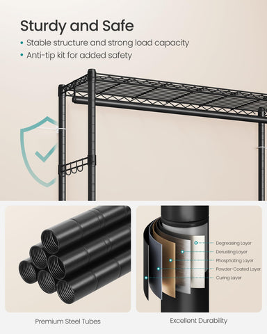 SongMICS spacious storage layout helps optimize rooms, dorms, and laundry areas.