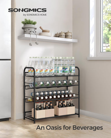 SONGMICS stackable shoe rack entryway organization keeps footwear handy