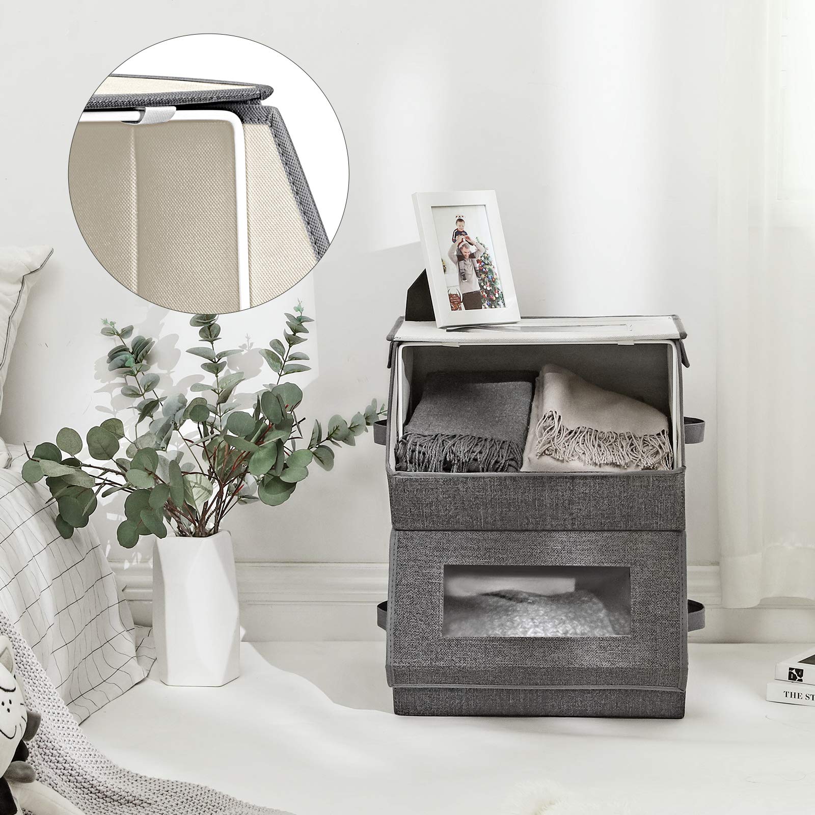SONGMICS wardrobe organization bin ideal for closets