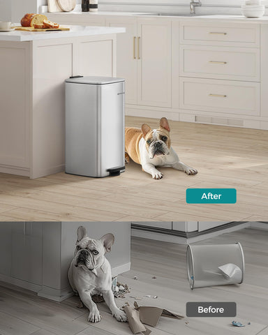 SONGMICS stainless steel design resists rust and cleans easily with a damp cloth.