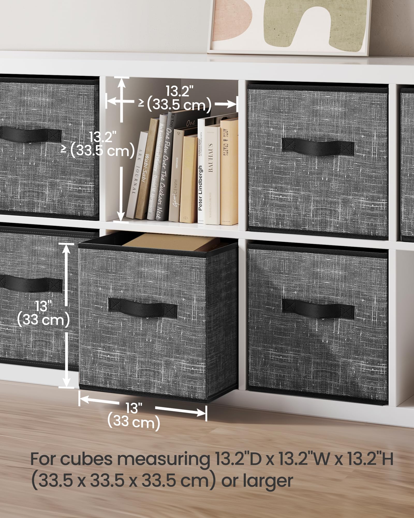 Songmics 11 lb capacity storage bin for clothes and small items