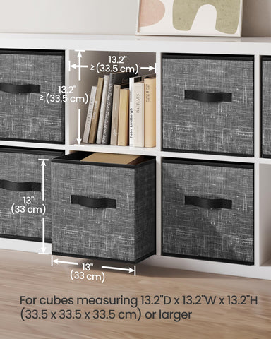 Songmics 11 lb capacity storage bin for clothes and small items