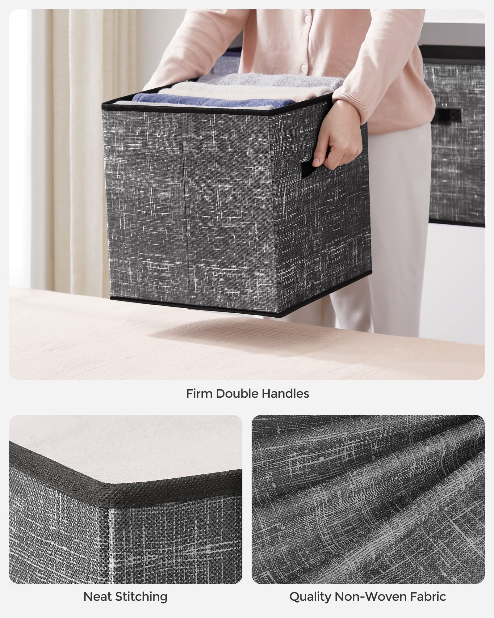 Songmics 13-inch square cube fits standard openings