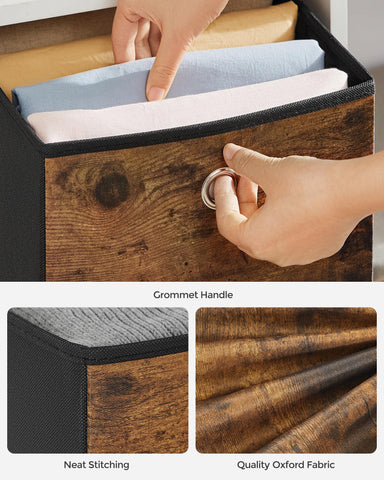 SONGMICS storage cubes 6-pack organized closets or desks efficiently