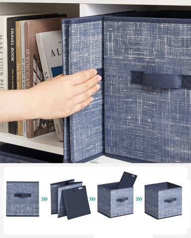 SONGMICS storage cubes bedroom closet organization keeps clothes tidy