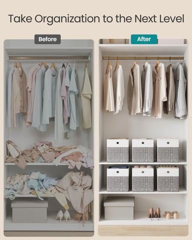 SONGMICS storage cubes fold flat to save space when not in use