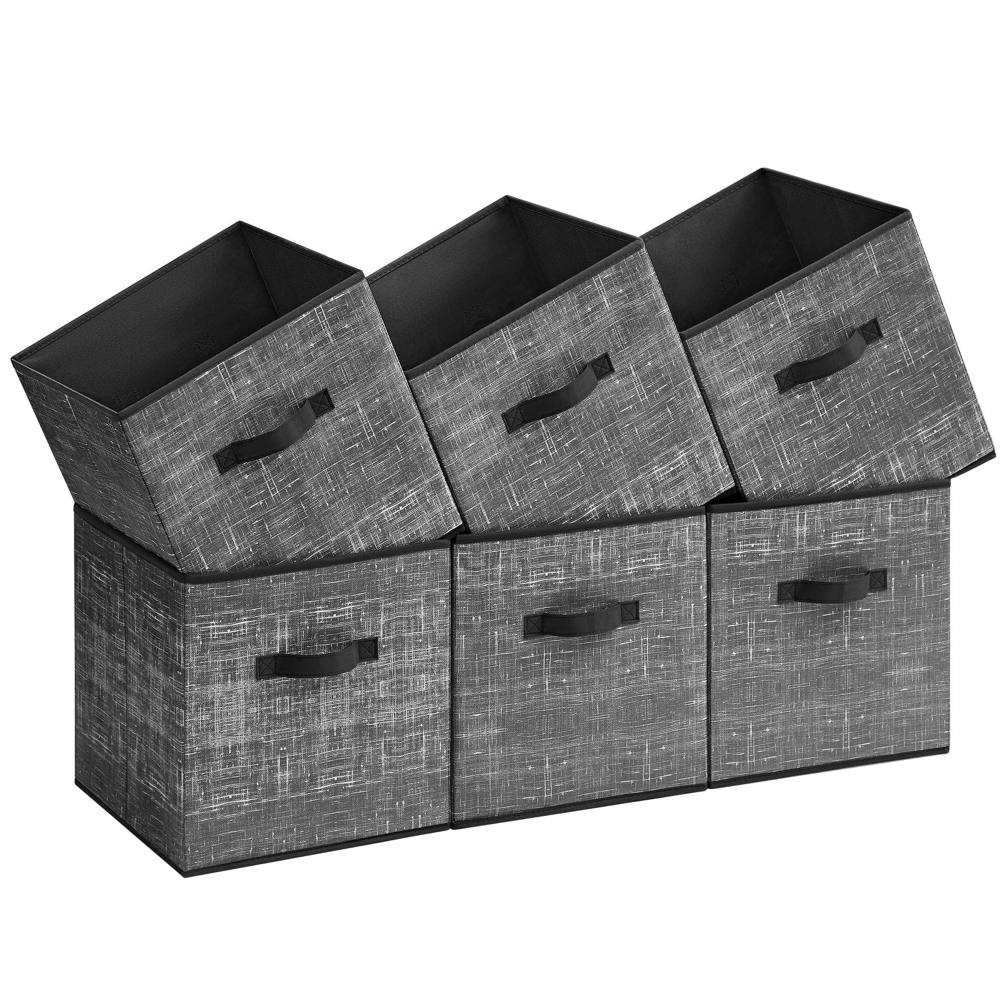 Songmics storage cube showing foldable bottom board for quick setup